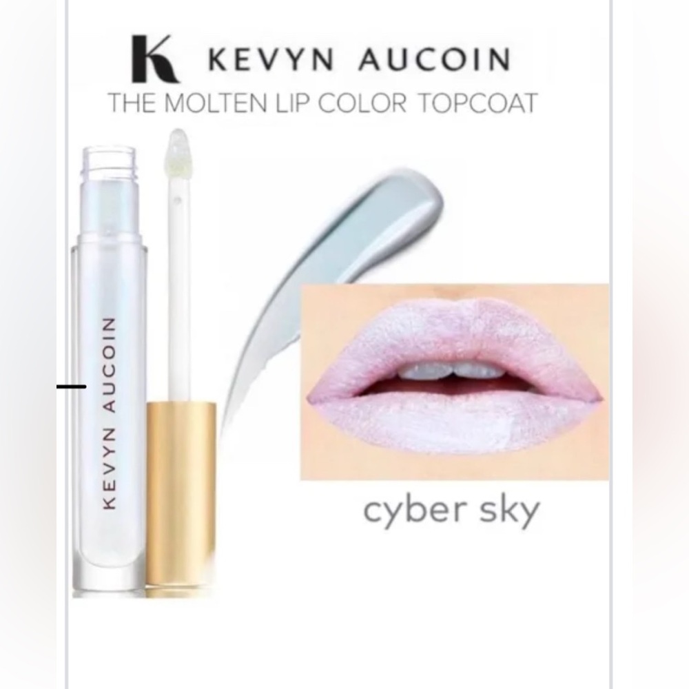 Kevyn Aucoin The Molten Lip Color CYBER SKY gloss